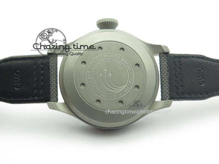 MIROTIME 0515 SunProtective Big Pilot Real PR IW500910 “Patrouille Suisse” ZF 1:1 Best Edition On Gray Nylon Strap 7278